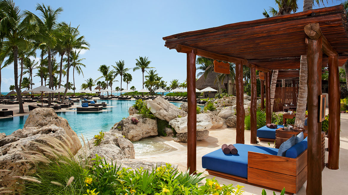 The pool at Secrets Maroma Beach Riviera Cancun