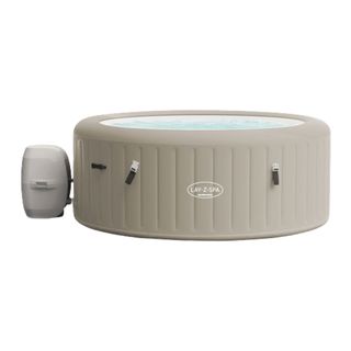 The grey Lay-Z-Spa Barbados inflatable hot tub