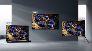 TCL X11H tv in drie formaten