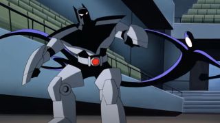 Bruce Wayne fights Inque on Batman Beyond