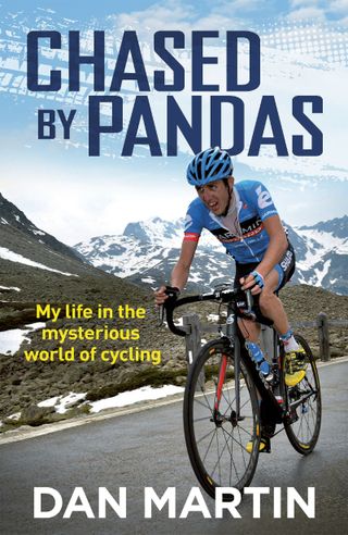 The cover of Dan Martin's book Chased by Pandas