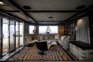 Onboard Aurelia, with interiors by Francesco Paszkowski Design