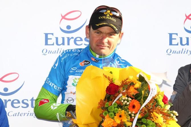 Sprint classification leader Koen Barbe (Crelan-Euphony)