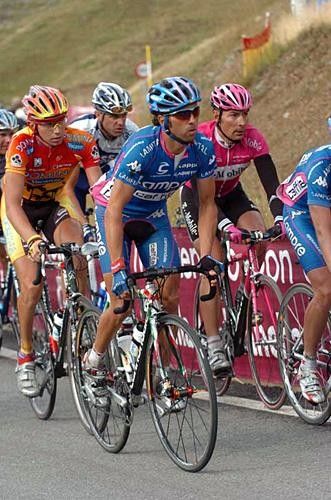 Gilberto Simoni (Lampre) in Zabel's group