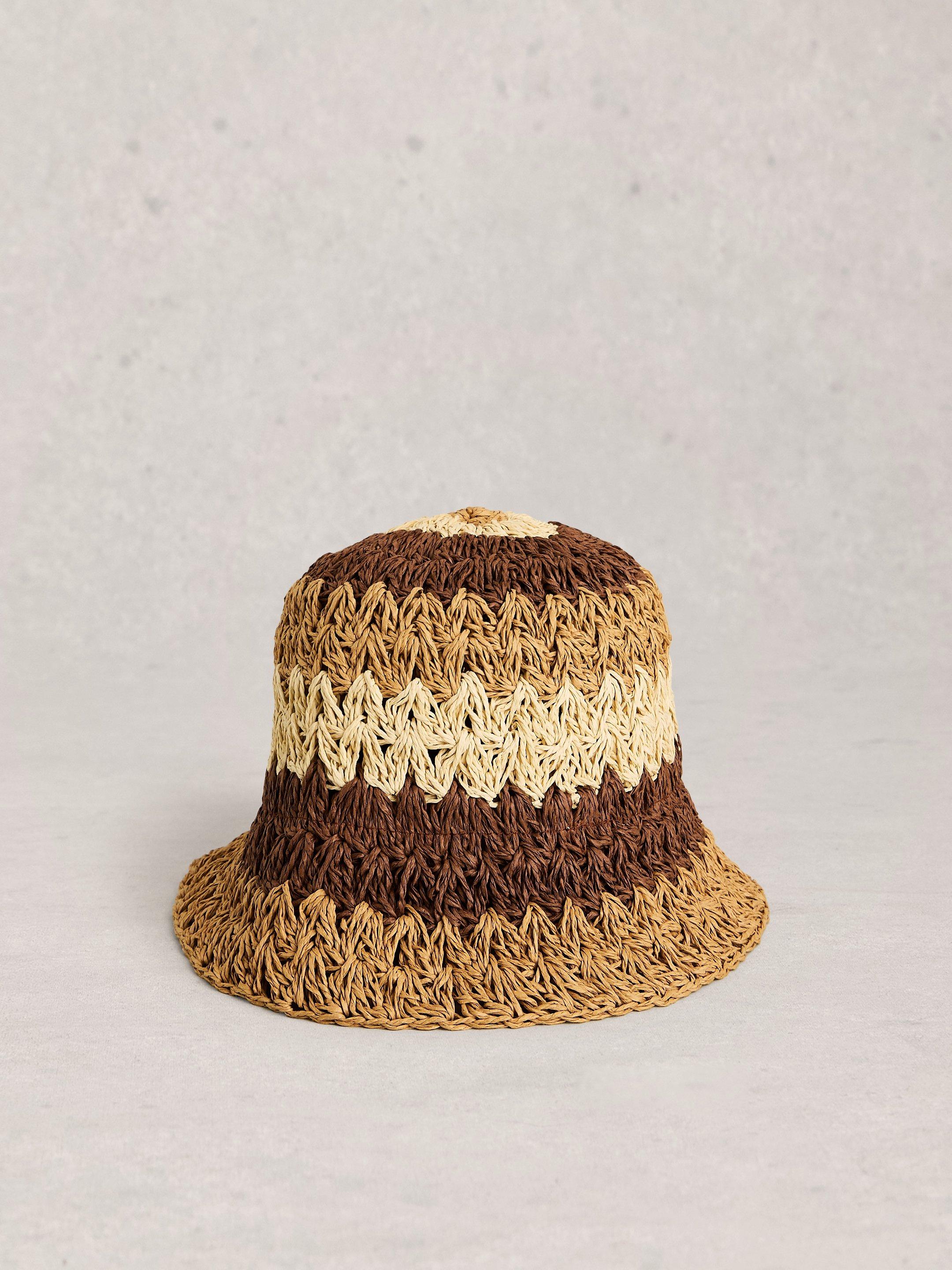 Block Stripe Bucket Hat