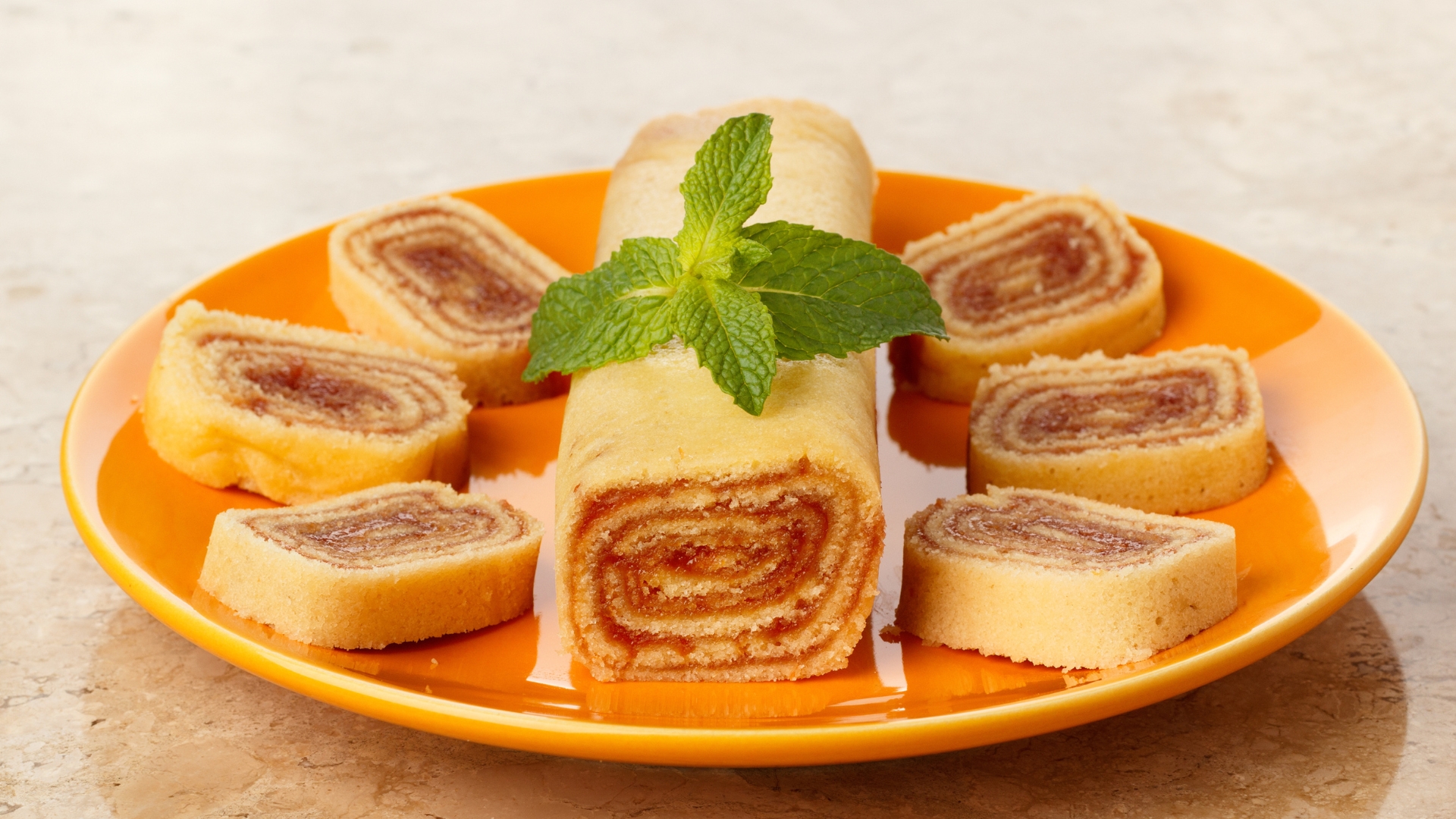 Brazil's bolo de rolo, a thinly rolled sponge cake layered with sweet guava jam