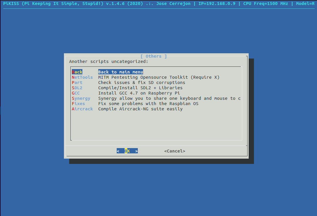piKiss for Raspberry Pi