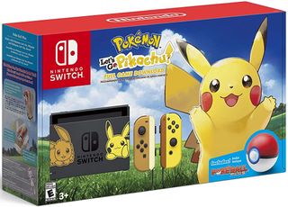 Lets Go Pikachu Pokemon Nintendo Switch Bundle