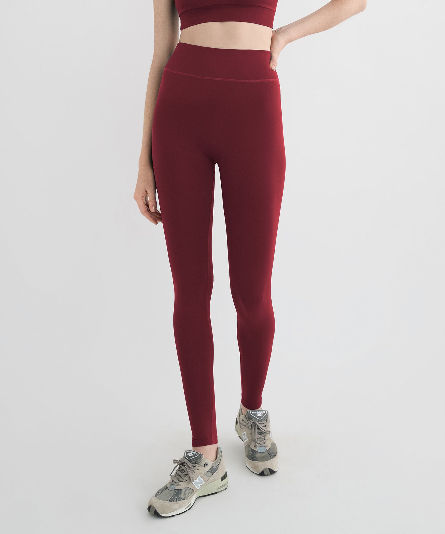 Performance High Rise Leggings - Grape - Xs