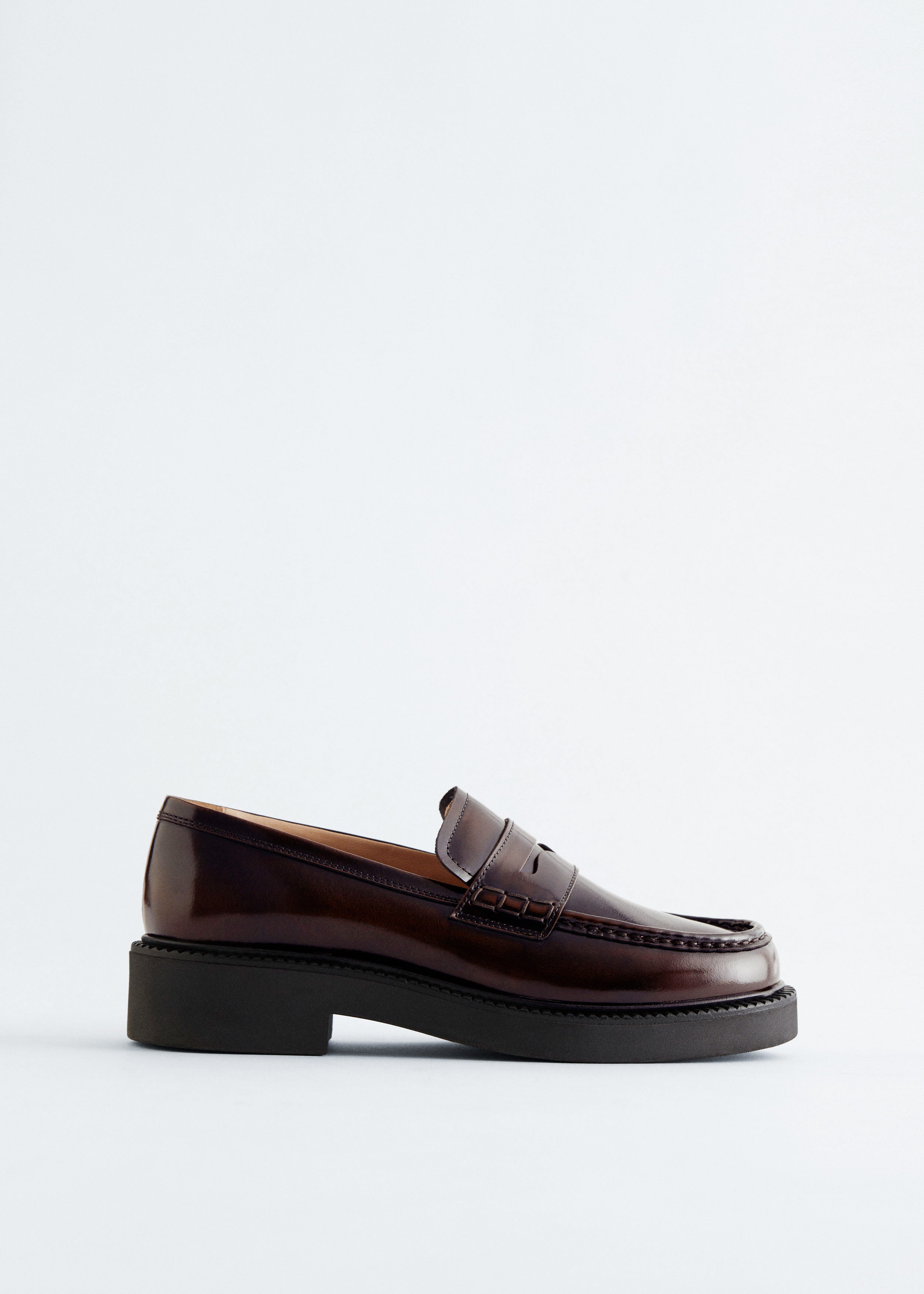 Chunky Leather Loafers