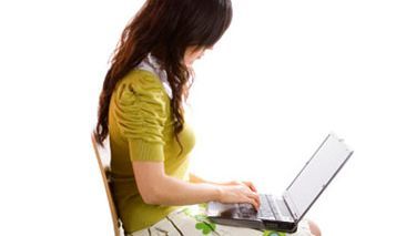 woman on laptop