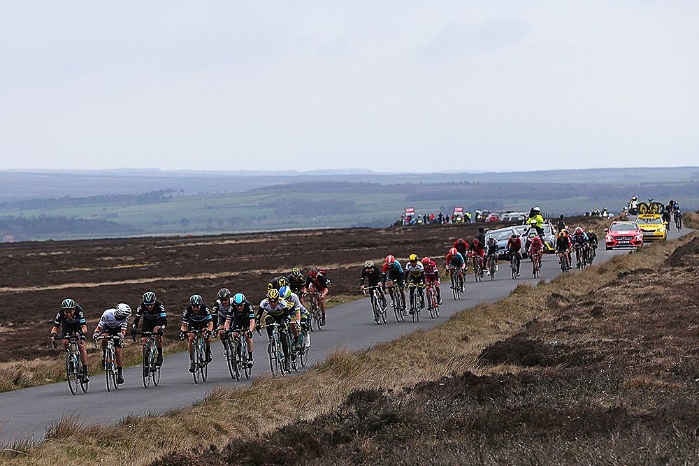 Groups started forming in the crosswinds outside of Yorkshire.