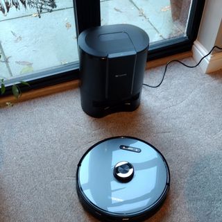 Image of Proscenic M8 robot vacuum during testing