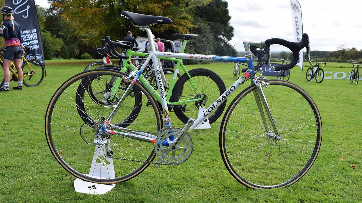 A Colnago Master in Mapei colours