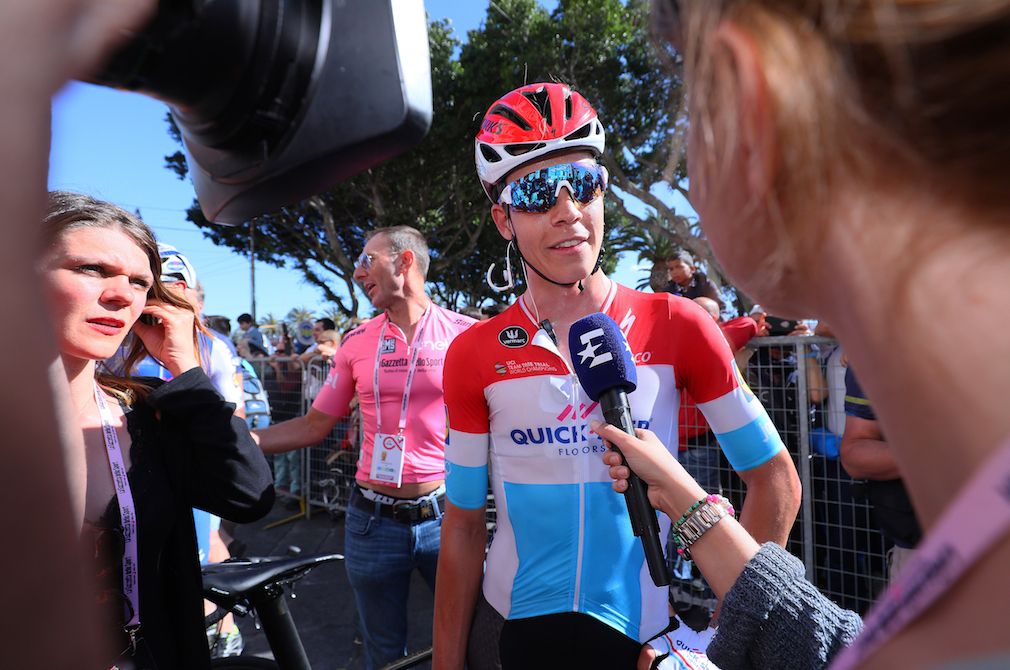 Bob Jungels at the Giro d'Italia