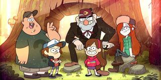 The main cast of Gravity Falls.