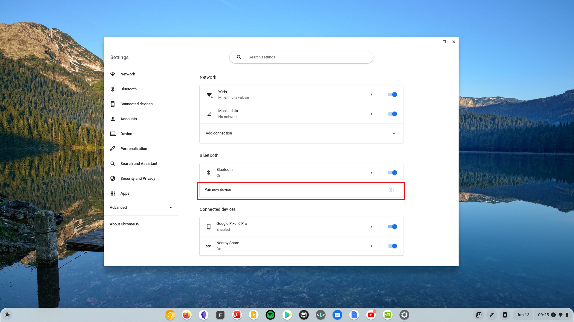 Emparelhe o controle do Xbox com as configurações do Chromebook