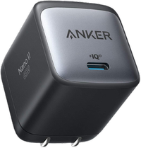 The Anker Nano II 45W GaN charger is a small but capable charging adapter that can top up many smartphones and even laptops at rapid speeds. Tanks to the GaN technology, it doesn't take up very much space, giving you room to plug in another device.