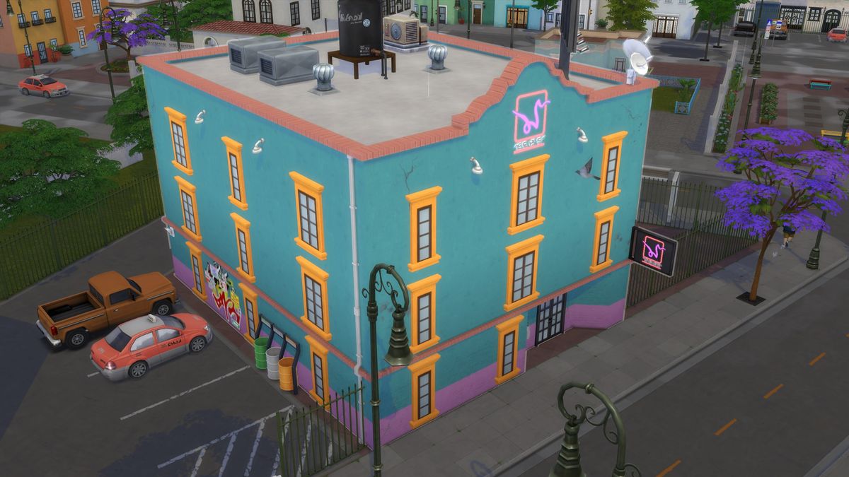 How to find the 'Wealthy Weirdo' at the Beso Rápido Motel in The Sims 4 Lovestruck expansion