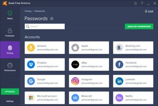 Avast Pro Plus password manager