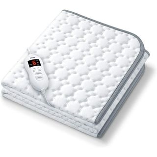 Beurer Uwb55 Heated Underblanket | Electric Blanket With Super Soft Fleece - Personal Heating Pad Warmer With 8 Temperature Settings, Auto Shut-Off and Overheat Safety Features