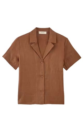 The Linen Short-Sleeve Notch Shirt