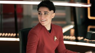 Melissa Navia as Ortegas in Star Trek: Strange New Worlds