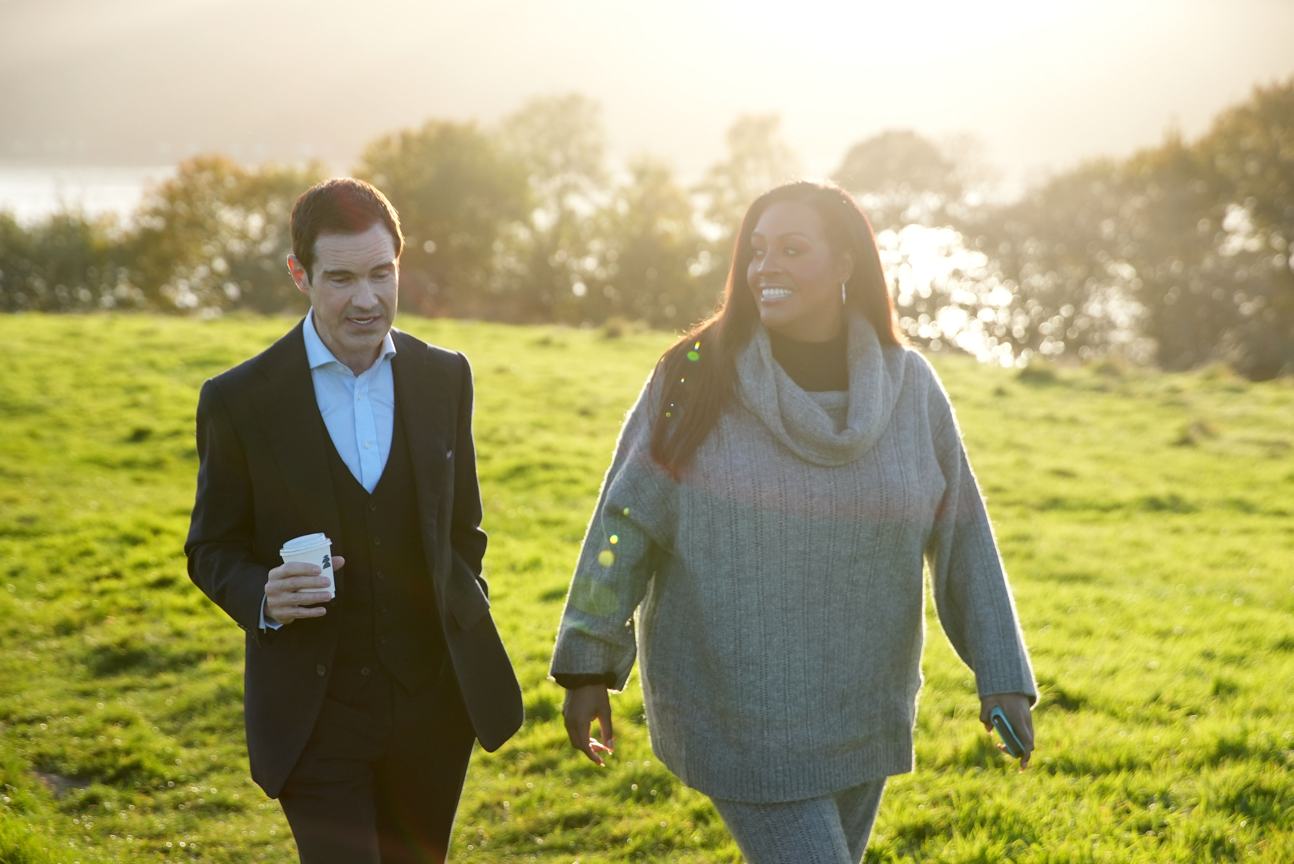 Alison Hammond with Jimmy Carr