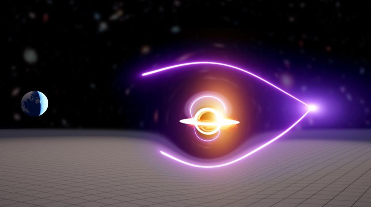 Explosion from the early universe illuminates secret black hole