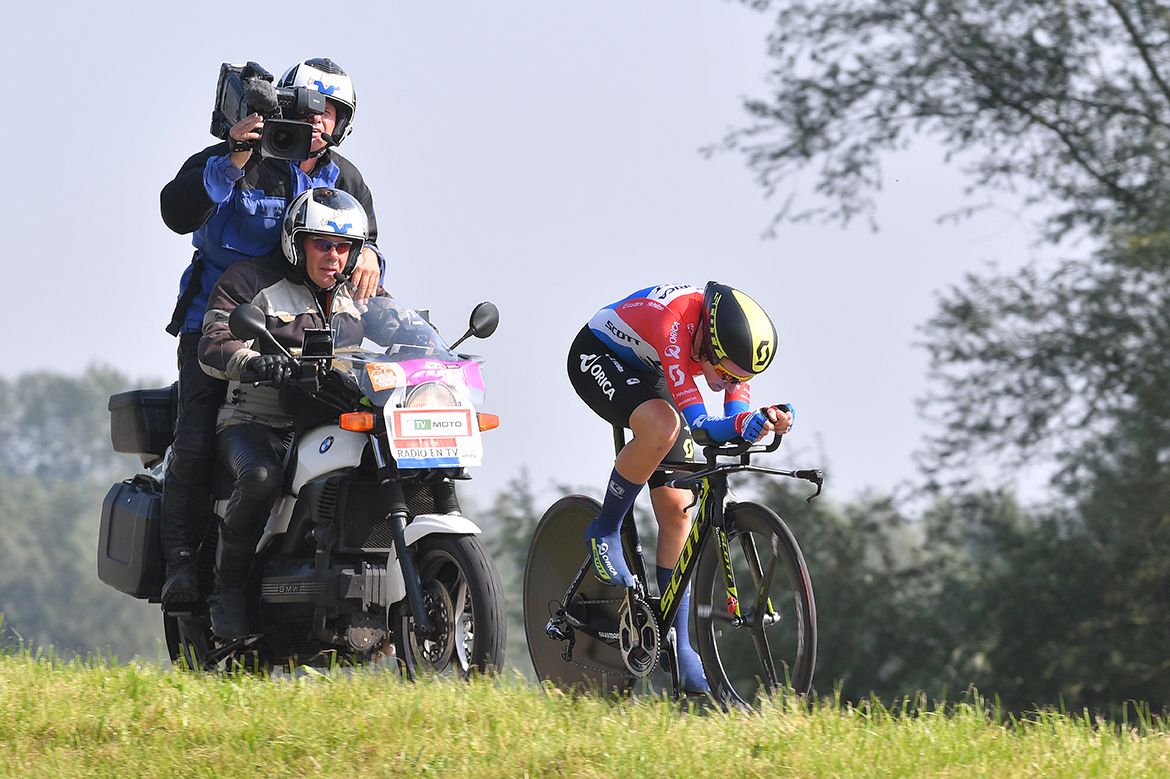 Annemiek van Vleuten in the Boels Ladies Tour prologue