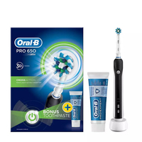 Oral-B Pro 650 electric toothbrush, £60, £30