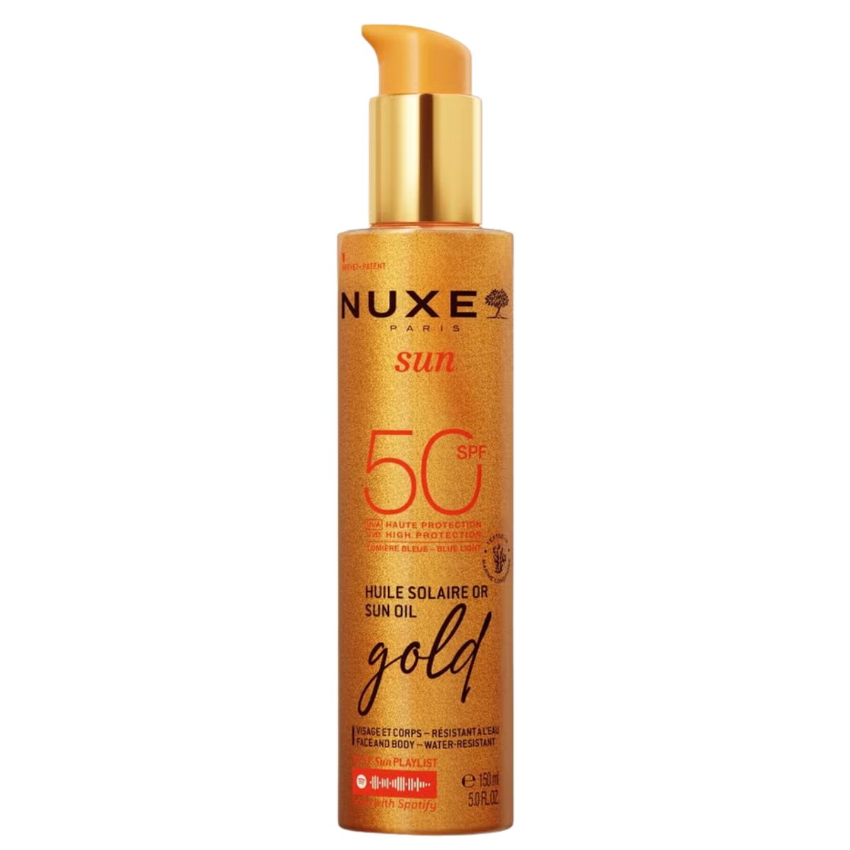 Nuxe Sun Oil Shimmering Gold Spf 50 150ml