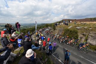 Alex Dowsett on Surprise View, stage six, 2015 Tour of Britain