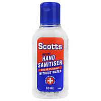 Scotts Instant Hand Sanitiser (60mL) (3, 6, 12 or 24 bottles) | From AU$20.94 on ebay