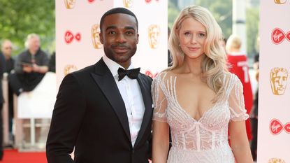 Ore Oduba and Portia Oduba attend the Virgin TV British Academy Television Awards at The Royal Festival Hall on May 13, 2018 in London, England.