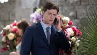 Chad Duell as Michael on the phone in General Hospital