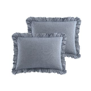 Better Homes and Gardens Standard Ruffled Chambray Pillow Sham