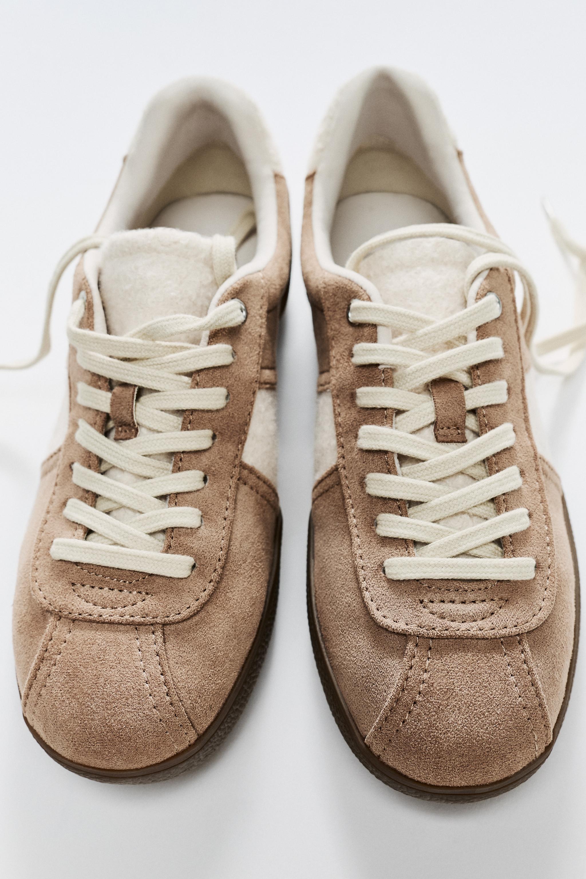 Color Detail Athletic Sneakers
