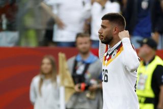 Germany striker Deniz Undav celebrates scoring against Cote D'Ivoire at World Cup 2026