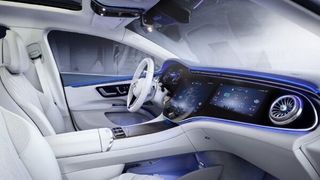 LG's new IVI system for Mercedes Benz EV
