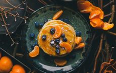 blueberry and coconut pancakes