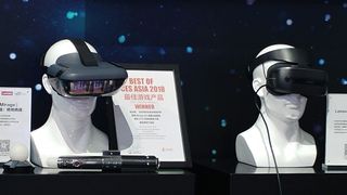 VR headsets at CES Asia 2018