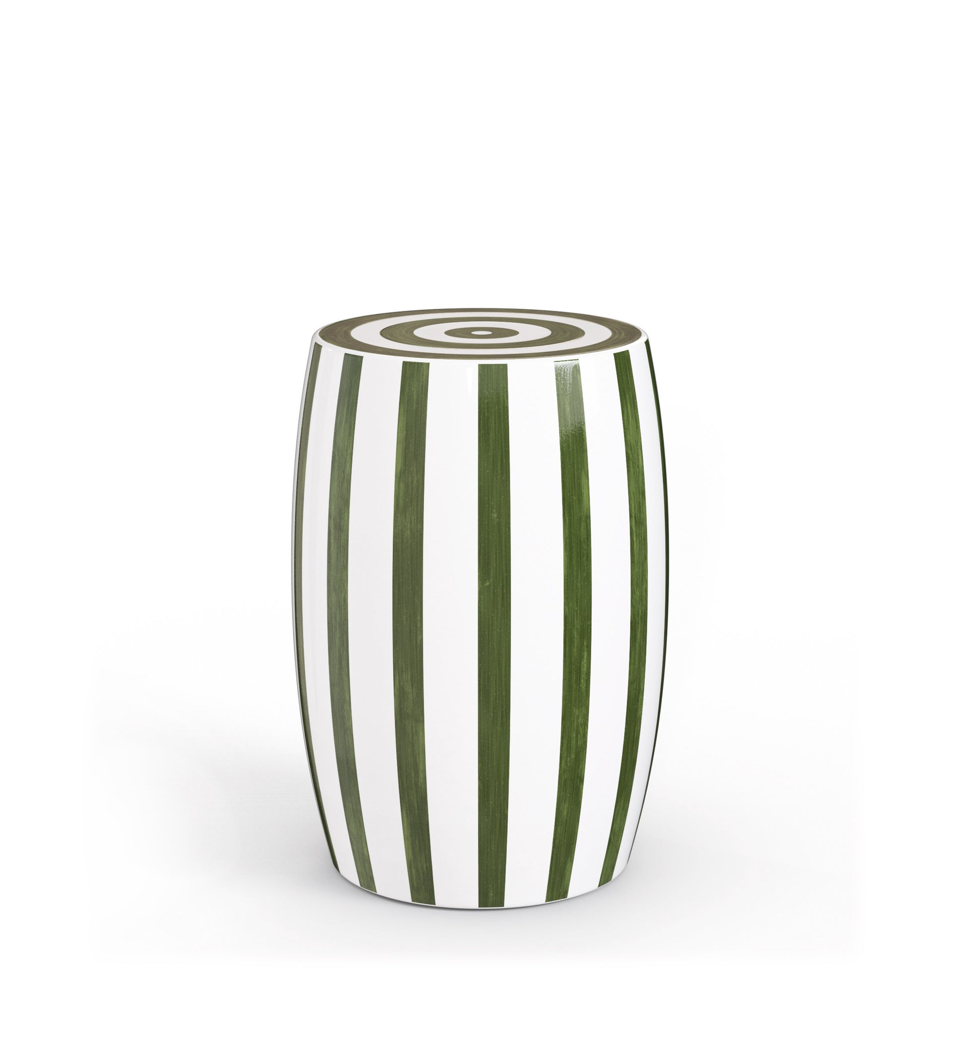 Rander Ceramic Stool - Spruce/white