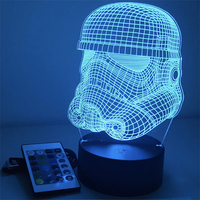 3D Night Light Illusion Lamp: $17.99/£22.99 at Etsy