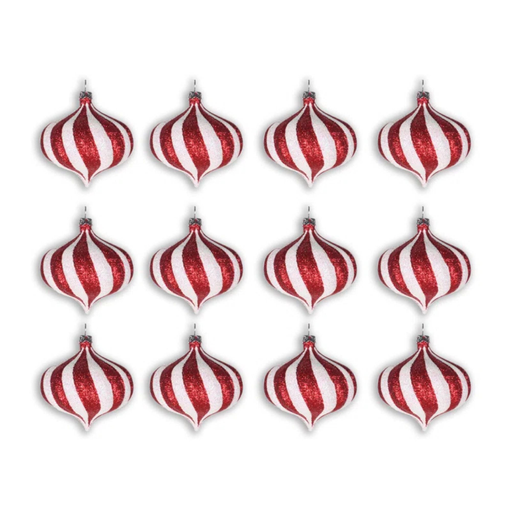 2 Piece Solid Ball Ornament Set (Set of 12)