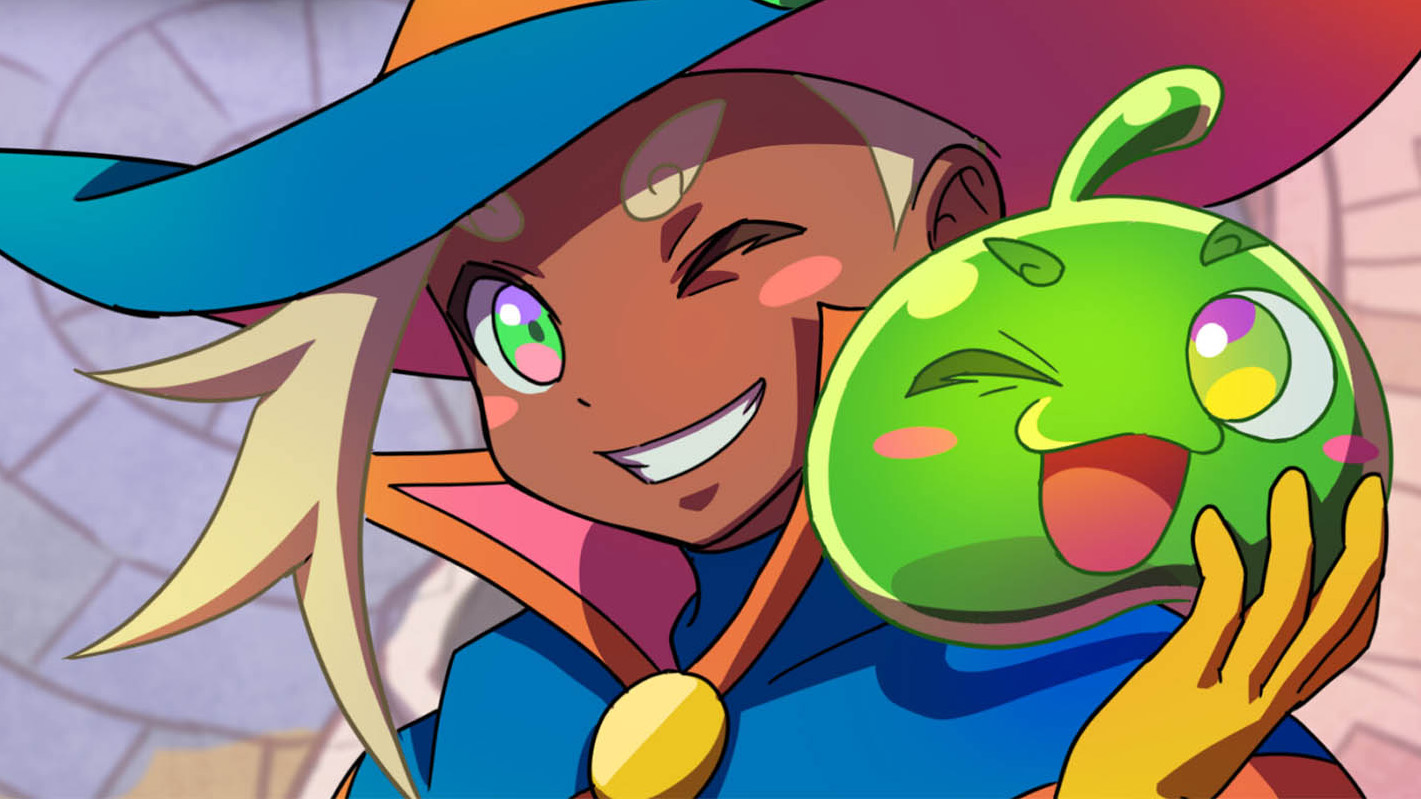 A mage with their weird slimy pinball