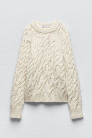 Zara cable knit sweater