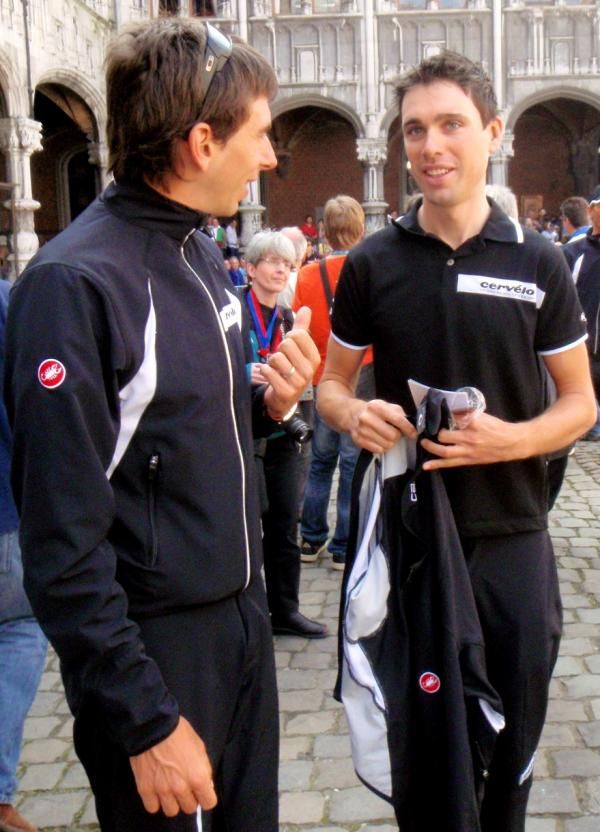 Xavier Tond&oacute; and Philip Deignan (Cerv&eacute;lo TestTeam)