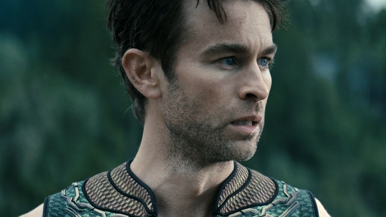the Deep looking worried in The Boys series finale