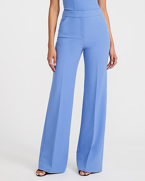 express, Editor Signature Stretch High Waisted Flare Trouser